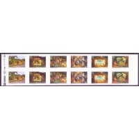 C-2911/2916 - MINT - 2009 - QUADRA (2 TIRAS DE 6 SELOS = 12 SELOS) - NATAL PRESÉPIOS - RHM 84 UFS