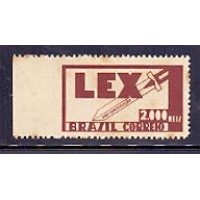 C-0054 - SEM PICOTE VERTICAL MARGEM GRANDE ESQUERDA - LEX E ESPADA - CAMPANHA CONSTITUCIONALISTA DE SÃO PAULO - REVOLUÇÃO DE 1932 - VARIEDADE/CURIOSIDADE
