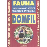 DOMFIL - PRÉ HISTÓRICOS / DINOSSAUROS / REPTÉIS - CATÁLOGO - FAUNA - 24ª EDIÇÃO
