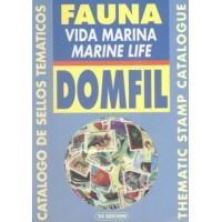 DOMFIL - FAUNA MARINHA - CATÁLOGO - FAUNA - 24ª EDIÇÃO - SELOS DE TODO O MUNDO DO TEMA ATÉ +OU- 1996