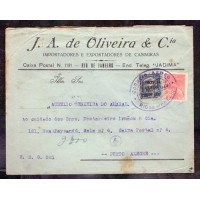 AÉREO - ENVELOPE DE EMPRESA - CIRCULADO DO RIO DE JANEIRO PARA PORTO ALEGRE EM 28/10/1929 