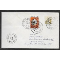 FUTEBOL - ENVELOPE CIRCULADO COM CARIMBO COMEMORATIVO + 1ºDIA + SELO C1030 + REGULAR - XI CAMPEONATO MUNDIAL DE FUTEBOL - 1978