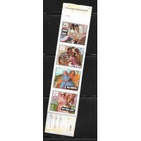 USA - 1993 - CINEMA/ MUSICA : CARNÊ DE DE 5$80 CONTENDO 5 BANDAS VERTICAIS CONTENDO CADA UMA UMA SÉRIE DOS SELOS - Y C-2141a/2144 - COMÉDIAS MUSICAIS E ÓPERA NEGRA : OKLAHOMA, SHOW BOAT, PORGY AND BESS, MY FAIR LADY - MINT