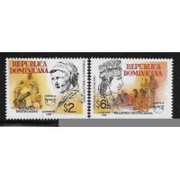 DOMINICANA - 1998 - MINT - TEMA AMÉRICA - MULHERES FAMOSAS - YT-1321/22