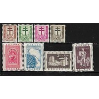 BÉLGICA - 1952 - PRÓ OBRA ANTITUBERCULOSE - 8 SELOS - MINT - Y 900/907