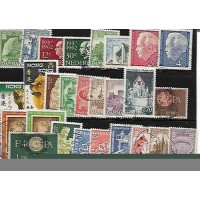 EUROPA - ACUMULAÇÃO - PACOTE C/ 10 SELOS USADOS DIFERENTES DE DIVERSOS PAÍSES DO MUNDO