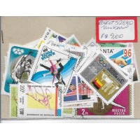 UNIVERSAL - ACUMULAÇÃO - ESPORTE, DIVERSOS SELOS USADOS