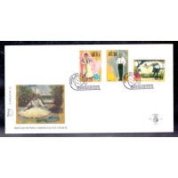 DANÇA - ARUBA - FDC - 1996