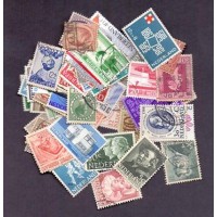 ACUMULAÇÃO - HOLANDA - 64 SELOS USADOS A MAIOR PARTE ANTIGOS