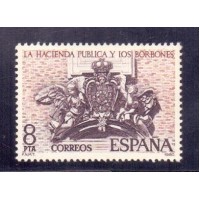ESPANHA - 1 SELO - `FINANÇAS PÚBLICAS E BOURBONS`