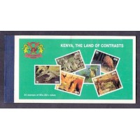 FAUNA - ANIMAIS SELVAGENS - CADERNETA COM 24 SELOS - QUÊNIA