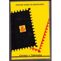 ESPANHA - ÁLBUM CONTENDO 7 SELOS + 1 BILHETE POSTAL + 1 CADERNETA + 1 AEROGRAMA