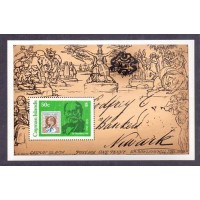 ILHAS CAYMAN - LINDO BLOCO 1 SELO - ROWLAND HILL