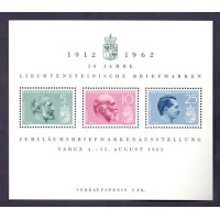 LIECHTENSTEIN - BLOCO 6 - 1962 - 9 EUROS