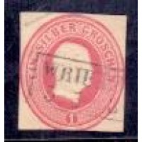 PRUSSIA - USADO - MI SPEZIAL GAA 8 - RECORTE QUADRADRO 1 s. VERMELHOR COM AMINCI