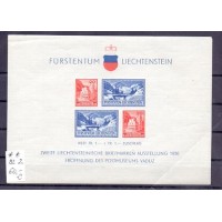 LIECHTENSTEIN - MICHEL BLOCO 02 - NOVO PERFEITO - 2ª EXPOSIÇÃO DE SELOS - 1936 - 70 EUROS