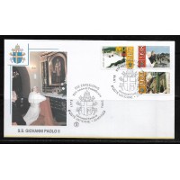 VATICANO - ENVELOPE ALUSIVO AO PAPA JOÃO PAULO II - 1997 - 1999