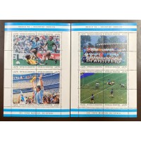 ARGENTINA - 2 BLOCOS Nº33/4  "FUTEBOL" 