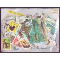 ACUMULAÇÃO - 1.000 SELOS FAUNA GERAL 