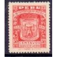 PERU - Y A-003 (1932) BRASÃO: 4º CENTENÁRIO DA CIDADE DE PIURA - BRASÃO DA CIDADE - SELO MINT