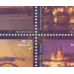 C-3902/3905 - FOLHA 6 SE-TENANTS RELAÇÕES DIPLOMÁTICAS REPÚBLICA TCHECA E ESLOVÁQUIA - 2020 - FOLHA MINT COM 24 SELOS E CARIMBO CBC BRASÍLIA DOURADO - LINDA