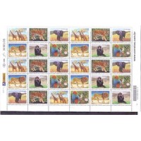 C-2712/2717 - 2007 - FOLHA - MINT (PERFEITA) - ZOOLÓGICOS DO BRASIL