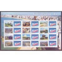 C-3015/3026 - 2010 - MINT - FOLHA -  ESPÍRITO SANTO - RHM 360 UFS - VINHETA BANDEIRA DO ESPÍRITO SANTO