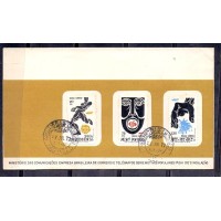 FDC-005 - 1972 - 1º DIA - BLUMENAU - ARTES POPULARES - C-740/742 -  RHM R$ 297,75 (85 UFs)