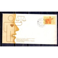 FDC-061 - CARIMBO 1º DIA - 50 ANOS DE JUIZADO DE MENORES NO BRASIL - 1974 - RHM R$ 65,00 (13 UFs X R$ 5,00)