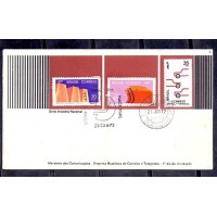 FDC-004 - 1972 - INDUSTRIA NACIONAL - COM CARIMBO DE 1º DIA + CBC - RHM R$ 625,00 (125 UFs X R$ 5,00)
