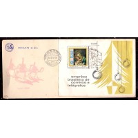 NATAL - FDC PARTICULAR - COM BLOCO B027 - CARIMBO DE 1º DIA - 1969