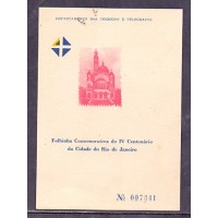 F-O-15A - 4º CENTENÁRIO DO RIO DE JANEIRO - RHM R$ 50,00 (10 UFs X R$ 5,00)