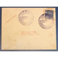 CARTA CIRCULADA 1943 – FRANQUIA ISOLADA EM RÉIS – IMPRESSO URBANO CHEGADA NO VERSO BAHIA 29 DE MARÇO DE 1943 - PRÓ JUVENTUDE – 1939 – C-146 - RHM R$ 8.500,00 (1.700 UFS)