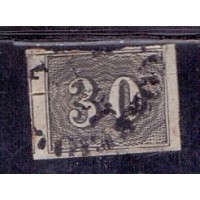 I-13 - CARIMBO CORREIO - 30 RÉIS - VERTICAIS