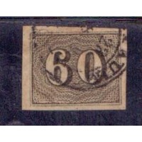 I-14 - CARIMBO SÃO PAULO - BOAS MARGENS - 60 RÉIS - VERTICAL