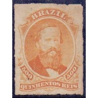 I-36 - DOM PEDRO PERCÊ - 500 RÉIS - NOVO - SEM GOMA - PERFEITO - RHM 430 UFS