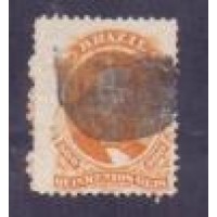 I-29L - VARIEDADE: LEGENDA ESPANHOL NOS PICOTES MARGEM ESQUERDA - BARBA PRETA DENTEADO 500 RÉIS - RHM: 215 UFS - MUITO RARO - BONITO SELO