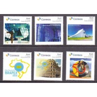 2015 - ANO COMPLETO - MINT - 6 SELOS PERSONALIZADOS BÁSICOS - PB-013 A PB-018