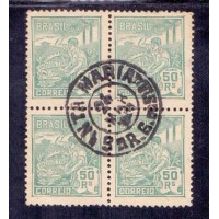 R-177 - CARIMBO SANTA MARIA - QUADRA - 50 RÉIS