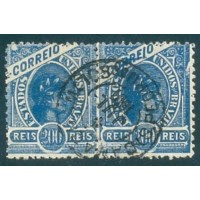 MADRUGADA - CARIMBO CAMAQUAN (S. P. DO SUL) - PAR HORIZONTAL - 200 RÉIS