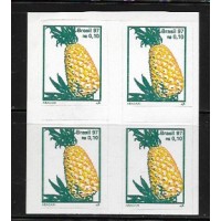 R-769 - QUADRA - MINT - 1999 - FRUTAS MICROSERRILHA - ABACAXI