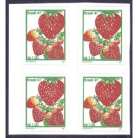 R-773 - QUADRA - MINT - 1999 - FRUTAS MICROSERRILHA - MORANGO
