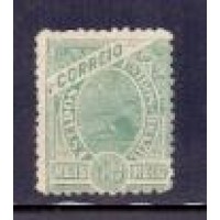 R-109 - MADRUGADA - NOVO - 50 RÉIS - VERDE - FILIGRANA INDISTINTA RHM 120 UFS 