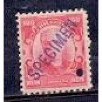 R-139 - 100 RÉIS - VERMELHO  - EDUARDO WANDENKOLK  - COM SOBRECARGA E FURO DE SEGURANÇA