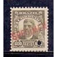 R-144 - 600 RÉIS - OLIVIA, (15-11-1910) - PRUDENTE DE MORAES - COM SOBRECARGA E FURO DE SEGURANÇA