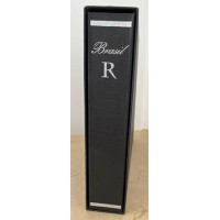 ÁLBUM BRASIL VOLUME R (REGULARES) – 1843 (OLHO DE BOI) À 2009 + OUTROS TIPOS - NOVO E PERFEITO (EXCELENTE PRA MONTAR COLEÇÃO) – CAPA COM ESTOJO