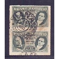 A-045 - PAR VERTICAL COM CARIMBO VIANA COMPLETO 28 FEVEREIRO 1950