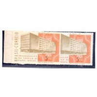 C-0633A - NOVO PERFEITO - MARGEM DE FOLHA - VARIEDADE: PAPEL MARTELADO - 1969 - EMITIDO SEM GOMA - FÁBRICA DE PAPEL MOEDA - LINDO SELO - RHM 600 UFS