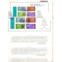 AVIAÇÃO - FORÇAS ARMADAS - F.E.B - 1972 - EDITAL Nº 156 - SELADO C0769/0772 - EXCELENTE ESTADO