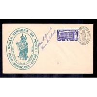 AUTÓGRAFO / ASSINATURA - A IDENTIFICAR PÁROCO DA CATEDRAL - FDC PARTICULAR NOSSA SENHORA DA PONTE - EXPOFISO - CARIMBO COMEMORATIVO - 1973
